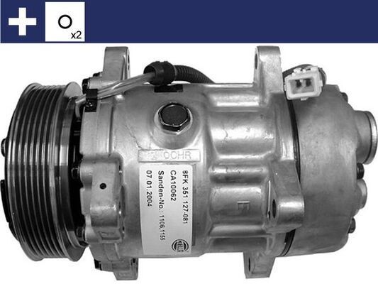 Klimakompressor für Citroen Xsara Picasso 2.0 HDi 90 PS Diesel 66 kW 1999 -  2011 RHY (DW10TD) ▷ AUTODOC