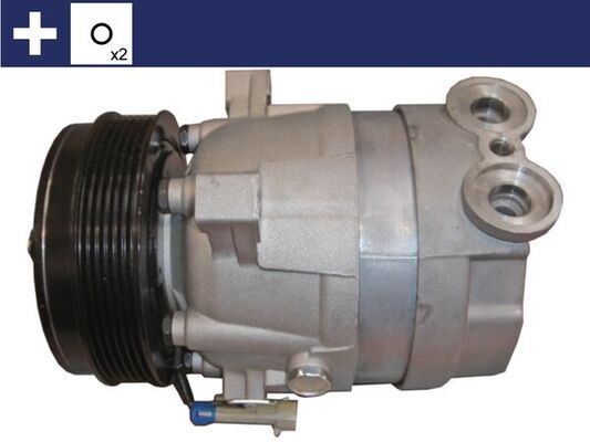 MAHLE ORIGINAL ACP 671 000S Air conditioning compressor V5, 12V, PAG 150, R 134a, with seal ring