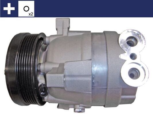 MAHLE ORIGINAL ACP 85 000S Air conditioning compressor V5, 12V, PAG 150, R 134a, with seal ring