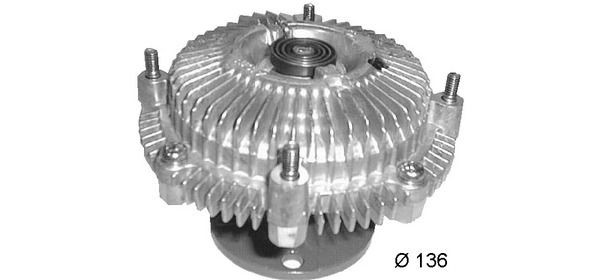 MAHLE ORIGINAL Cooling fan clutch CFC 149 000P for TOYOTA HIACE