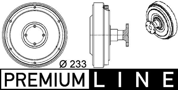 Mercedes SL Thermal fan clutch 15289652 MAHLE ORIGINAL CFC 98 000P online buy