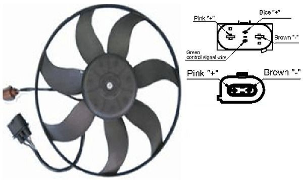 351039194 MAHLE ORIGINAL CFF187001S Fan, radiator 1K0 959 455FJ