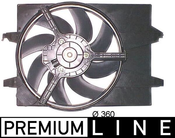 Original MAHLE ORIGINAL 351043771 Radiator cooling fan CFF 291 000P for FORD FIESTA