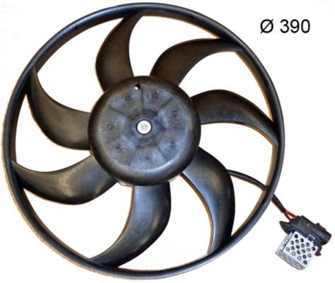 Original MAHLE ORIGINAL 351150134 Air conditioner fan CFF 379 000S for OPEL ASTRA