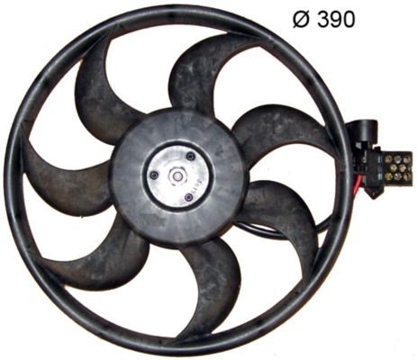 Original MAHLE ORIGINAL 8EW 351 150-164 Cooling fan assembly CFF 381 000S for OPEL ASTRA