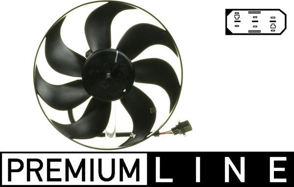 MAHLE ORIGINAL Engine cooling fan CFF 8 000P
