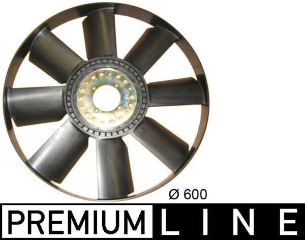 376757741 MAHLE ORIGINAL CFW44000P Fan, radiator A904 205 04 06
