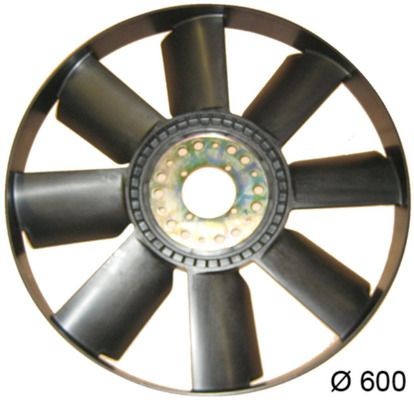 MAHLE ORIGINAL Fan Wheel, engine cooling CFW 44 000P