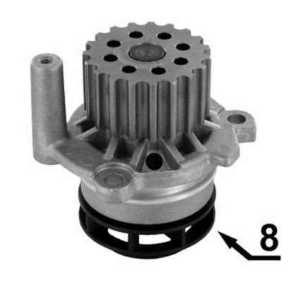 Great value for money - MAHLE ORIGINAL Water pump CP 587 000S
