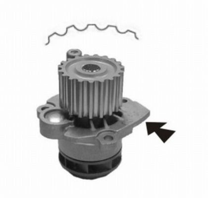 Great value for money - MAHLE ORIGINAL Water pump CP 6 000S