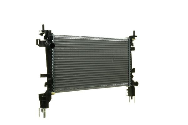 MAHLE ORIGINAL 70823472 Engine radiator for vehicles without air conditioning, 630 x 340 x 26 mm, Manual Transmission, Mechanically jointed cooling fins