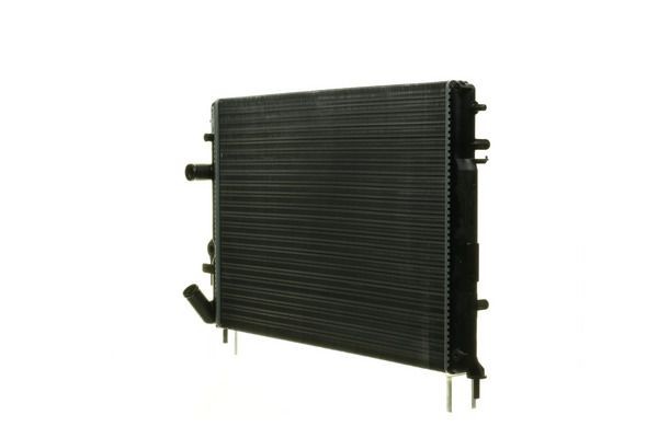 MAHLE ORIGINAL 70823494 Engine radiator for vehicles with air conditioning, 585 x 415 x 28 mm, Manual Transmission, Mechanically jointed cooling fins