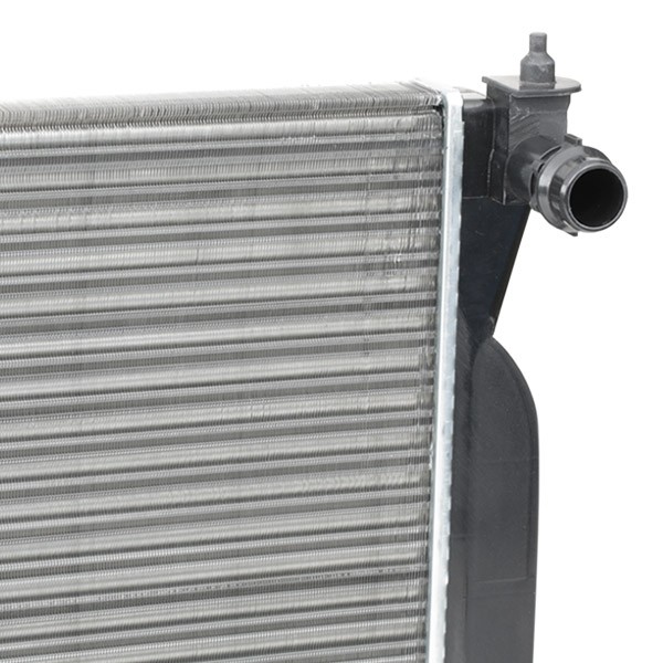 MAHLE ORIGINAL 70823780AP Engine radiator for vehicles with/without air conditioning, 630, 632 x 408, 414 x 26, 27 mm, Manual Transmission, Mechanically jointed cooling fins
