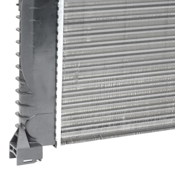CR1417000S Radiator 8MK 376 766-264 MAHLE ORIGINAL for vehicles with/without air conditioning, 630, 632 x 408, 414 x 26, 27 mm, Manual Transmission, Mechanically jointed cooling fins