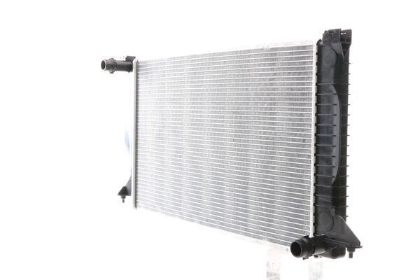 MAHLE ORIGINAL 70823784 Engine radiator for vehicles with/without air conditioning, 430 x 378 x 23 mm, Manual Transmission, Brazed cooling fins