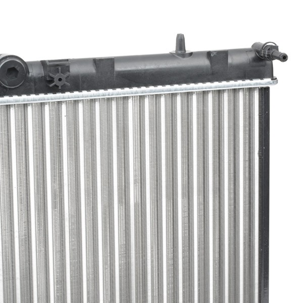 MAHLE ORIGINAL 8MK 376 900-314 Engine radiator 538 x 380 x 26 mm, with hose, Brazed cooling fins