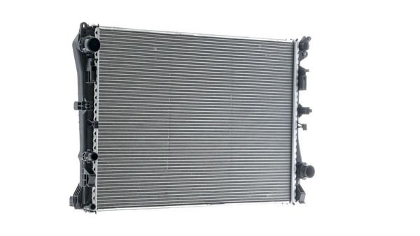 MAHLE ORIGINAL 70824479AP Engine radiator Aluminium, 640 x 446 x 26 mm, Brazed cooling fins