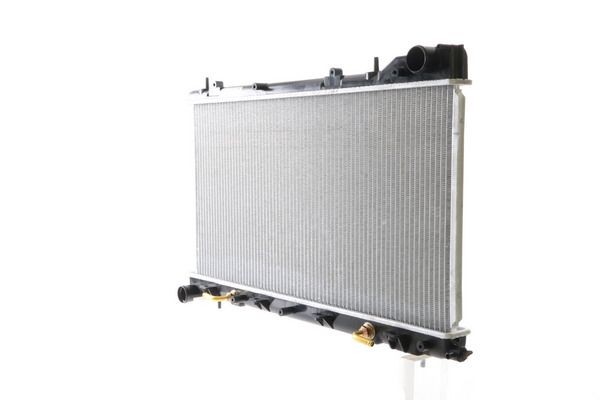 MAHLE ORIGINAL 70824533 Engine radiator for vehicles without air conditioning, 360 x 688 x 16 mm, Manual-/optional automatic transmission, Brazed cooling fins