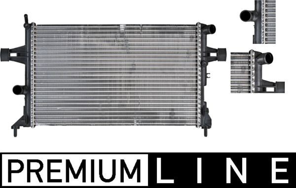 376710311 MAHLE ORIGINAL for vehicles with/without air conditioning, 600 x 375,0 x 26 mm, Manual Transmission, Mechanically jointed cooling fins Radiator CR 227 000P buy