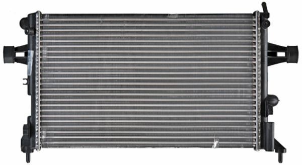 CR227000P Radiator 8MK 376 710-311 MAHLE ORIGINAL for vehicles with/without air conditioning, 600 x 375,0 x 26 mm, Manual Transmission, Mechanically jointed cooling fins