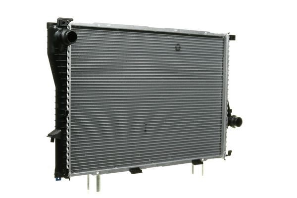 MAHLE ORIGINAL 70822441AP Engine radiator for vehicles with/without air conditioning, 650 x 438 x 34 mm, with quick couplers, Brazed cooling fins