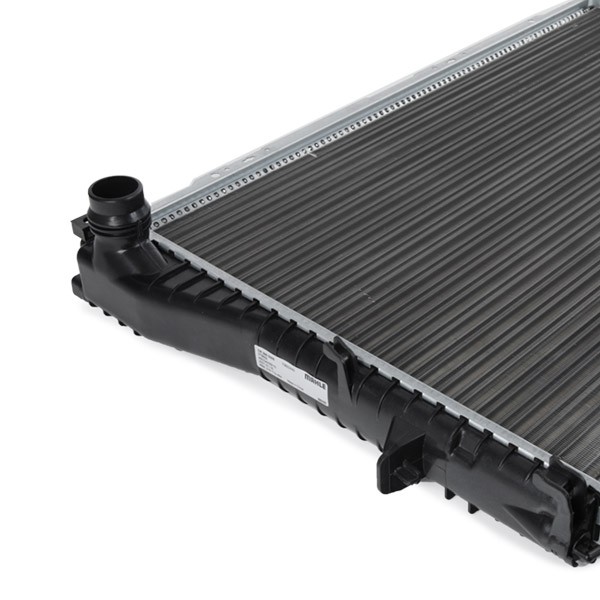MAHLE ORIGINAL 8MK 376 712-484 Engine radiator for vehicles with/without air conditioning, 650 x 438 x 34 mm, with quick couplers, Brazed cooling fins