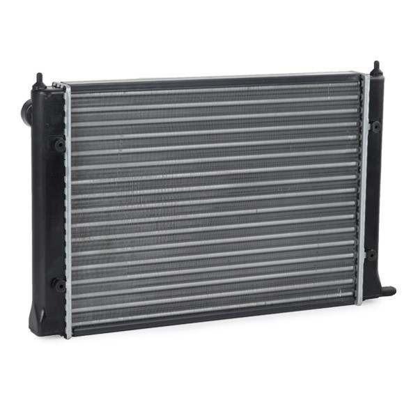 MAHLE ORIGINAL 70822521 Engine radiator for vehicles without air conditioning, 430 x 322 x 34 mm, Manual-/optional automatic transmission, Mechanically jointed cooling fins