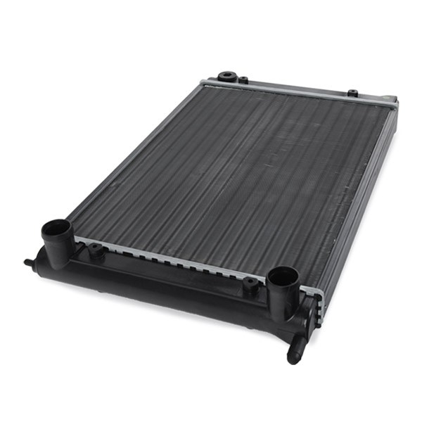 CR343000S Radiator CR 343 000S MAHLE ORIGINAL for vehicles without air conditioning, 430 x 322 x 34 mm, Manual-/optional automatic transmission, Mechanically jointed cooling fins