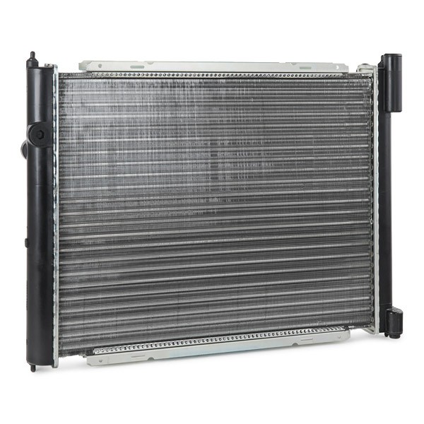MAHLE ORIGINAL 8MK 376 713-634 Engine radiator for vehicles with/without air conditioning, 568 x 435 x 34 mm, with screw, Automatic Transmission, Manual Transmission, Mechanically jointed cooling fins