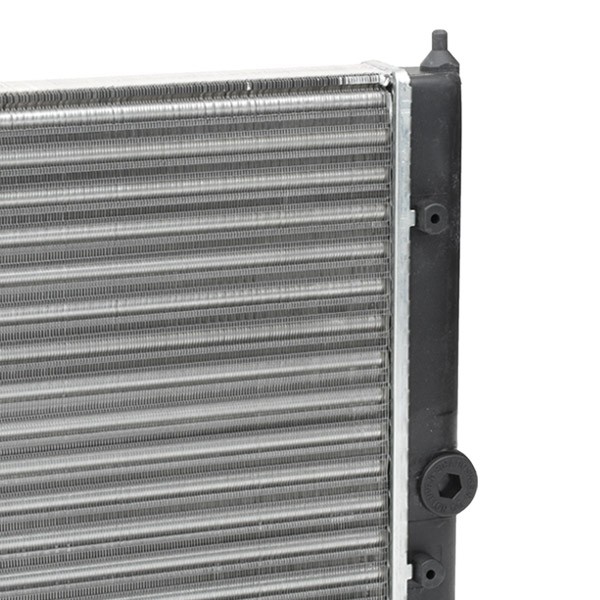 CR366000S Radiator CR 366 000S MAHLE ORIGINAL for vehicles without air conditioning, 525 x 322 x 34 mm, Manual Transmission, Mechanically jointed cooling fins