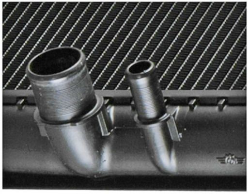 CR503000S Radiator CR 503 000S MAHLE ORIGINAL for vehicles with/without air conditioning, 683 x 380 x 26 mm, Automatic Transmission, Brazed cooling fins