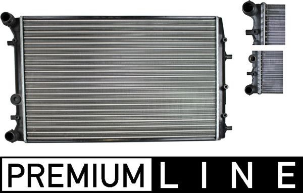376717701 MAHLE ORIGINAL for vehicles with air conditioning, 630 x 415 x 23 mm, Automatic Transmission, Manual Transmission, Mechanically jointed cooling fins Radiator CR 505 000P buy