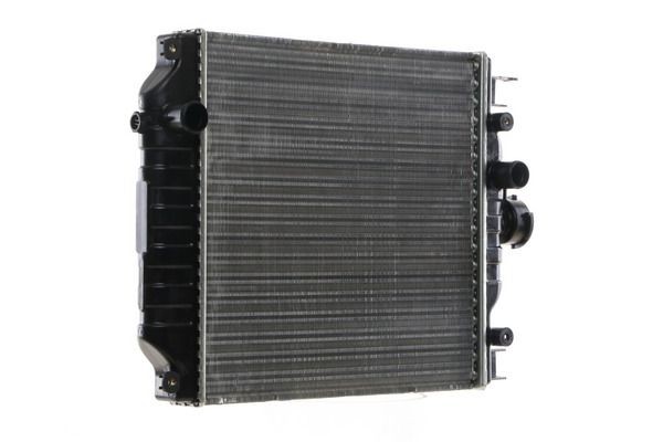 MAHLE ORIGINAL CR 677 000P Engine radiator for vehicles without air conditioning, 570 x 400 x 33 mm, Manual Transmission, Mechanically jointed cooling fins