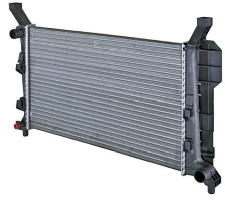 MAHLE ORIGINAL CR 682 000P Engine radiator for vehicles with air conditioning, 680 x 408 x 40 mm, Manual Transmission, Brazed cooling fins
