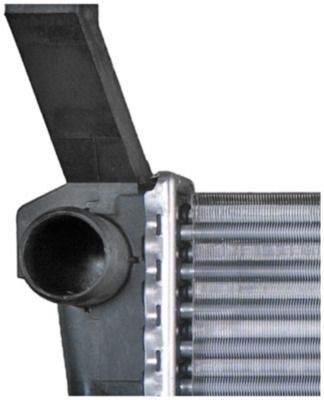 MAHLE ORIGINAL 8MK 376 721-431 Engine radiator for vehicles with air conditioning, 680 x 408 x 40 mm, Manual Transmission, Brazed cooling fins