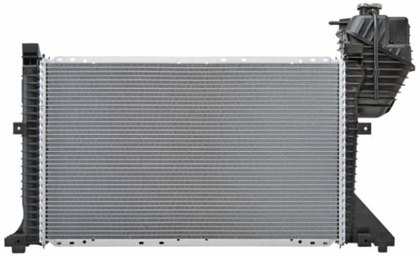 CR697000P Radiator 8MK 376 721-631 MAHLE ORIGINAL for vehicles with air conditioning, 680 x 406 x 42 mm, Manual Transmission, Brazed cooling fins