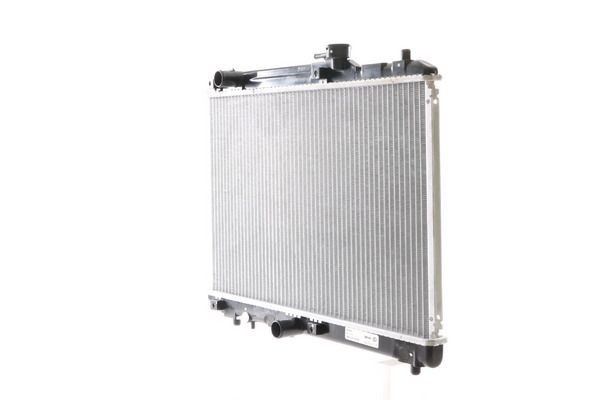 MAHLE ORIGINAL 70823058 Engine radiator for vehicles without air conditioning, 350 x 518 x 16 mm, Manual Transmission, Brazed cooling fins