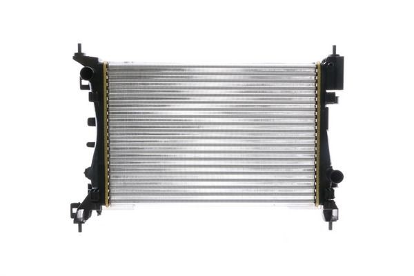MAHLE ORIGINAL 8MK 376 728-784 Engine radiator for vehicles with/without air conditioning, 540 x 378 x 23 mm, with bolts/screws, Automatic Transmission, Manual Transmission, Mechanically jointed cooling fins