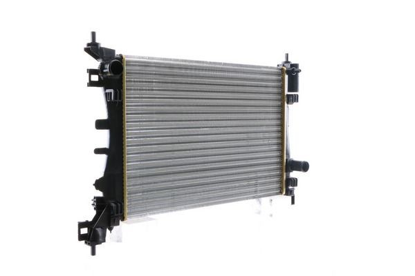 MAHLE ORIGINAL 8MK 376 728-784 Engine radiator for vehicles with/without air conditioning, 540 x 378 x 23 mm, with bolts/screws, Automatic Transmission, Manual Transmission, Mechanically jointed cooling fins