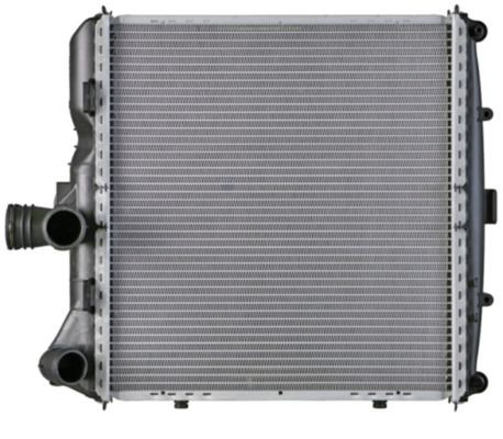 CR817000P Radiator 8MK 376 733-671 MAHLE ORIGINAL for vehicles with/without air conditioning, 340 x 366 x 42 mm, Automatic Transmission, Manual Transmission, Brazed cooling fins