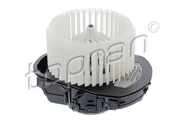 115 214 TOPRAN Heater blower motor CHEVROLET for vehicles with automatic climate control, for left-hand drive vehicles, with integrated regulator