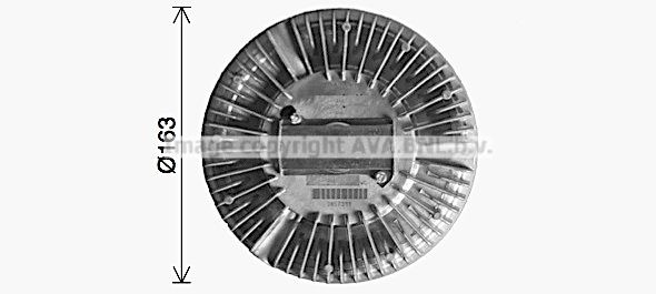 PRASCO DFC090 Fan clutch 1 403 239