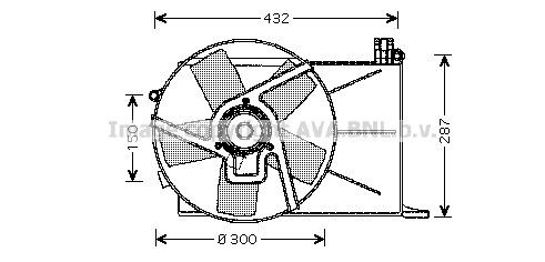PRASCO Cooling fan clutch MNC130