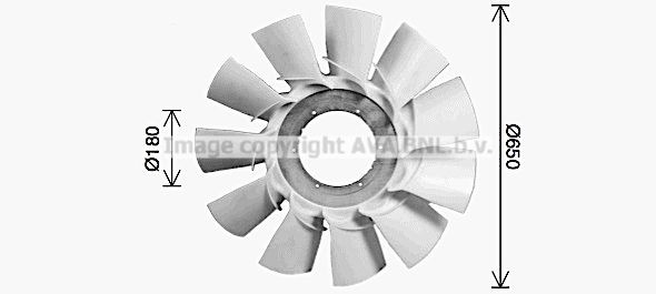 PRASCO REB149 Fan Wheel, engine cooling 5010619627