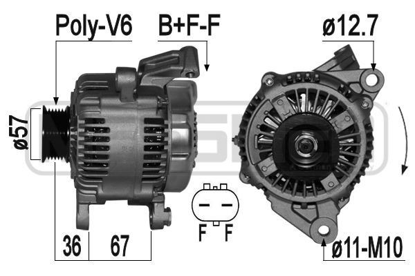 MESSMER 209345A Alternator JEEP experience and price