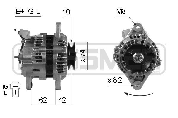 Subaru XV Generator 15303552 MESSMER 210107A online buy