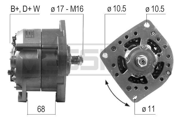 210301A MESSMER Lichtmaschine SCANIA P,G,R,T - series