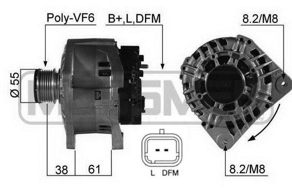 MESSMER 210503A Alternator RENAULT experience and price
