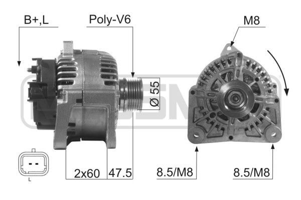 MESSMER 210511A Alternator RENAULT experience and price