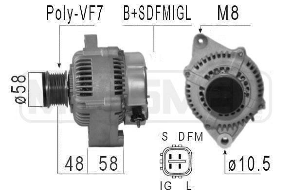 MESSMER 210577A Alternator TOYOTA experience and price